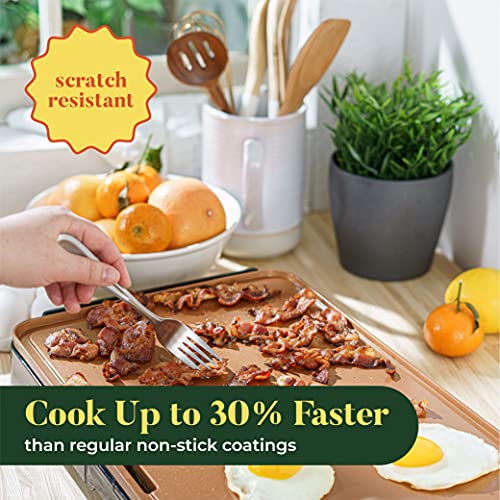 BELLA XL Electric Griddle with Fusion TI Coating