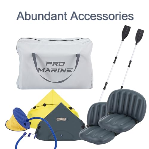 PROMARINE Inflatable Kayak Set with Aluminum Oars