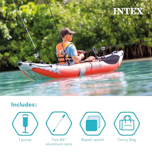 INTEX Excursion Pro K1 Inflatable Kayak Set