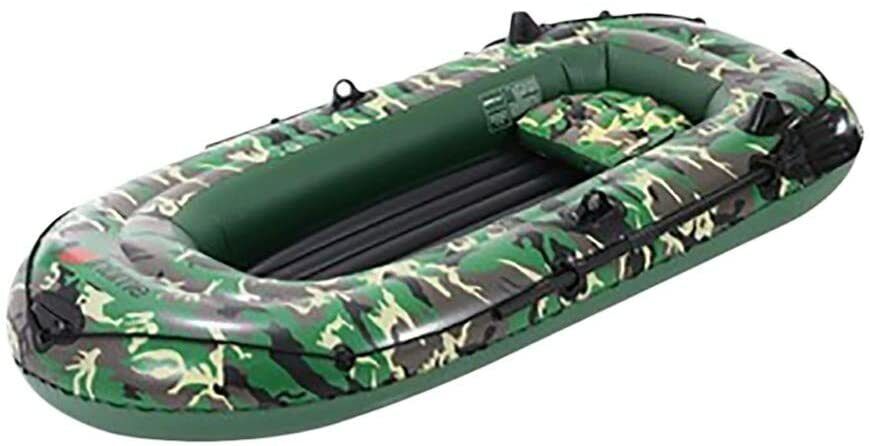 4-Person Inflatable Kayak Raft Set with Oars & Pump