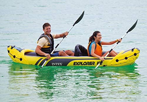 Intex Explorer K2 Inflatable Kayak Set with Accessories