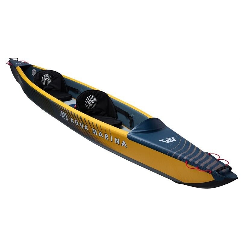 2-Person Inflatable Yellow Kayak with High Speed & Accessories