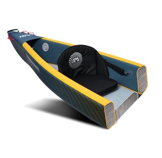 2-Person Inflatable Yellow Kayak with High Speed & Accessories