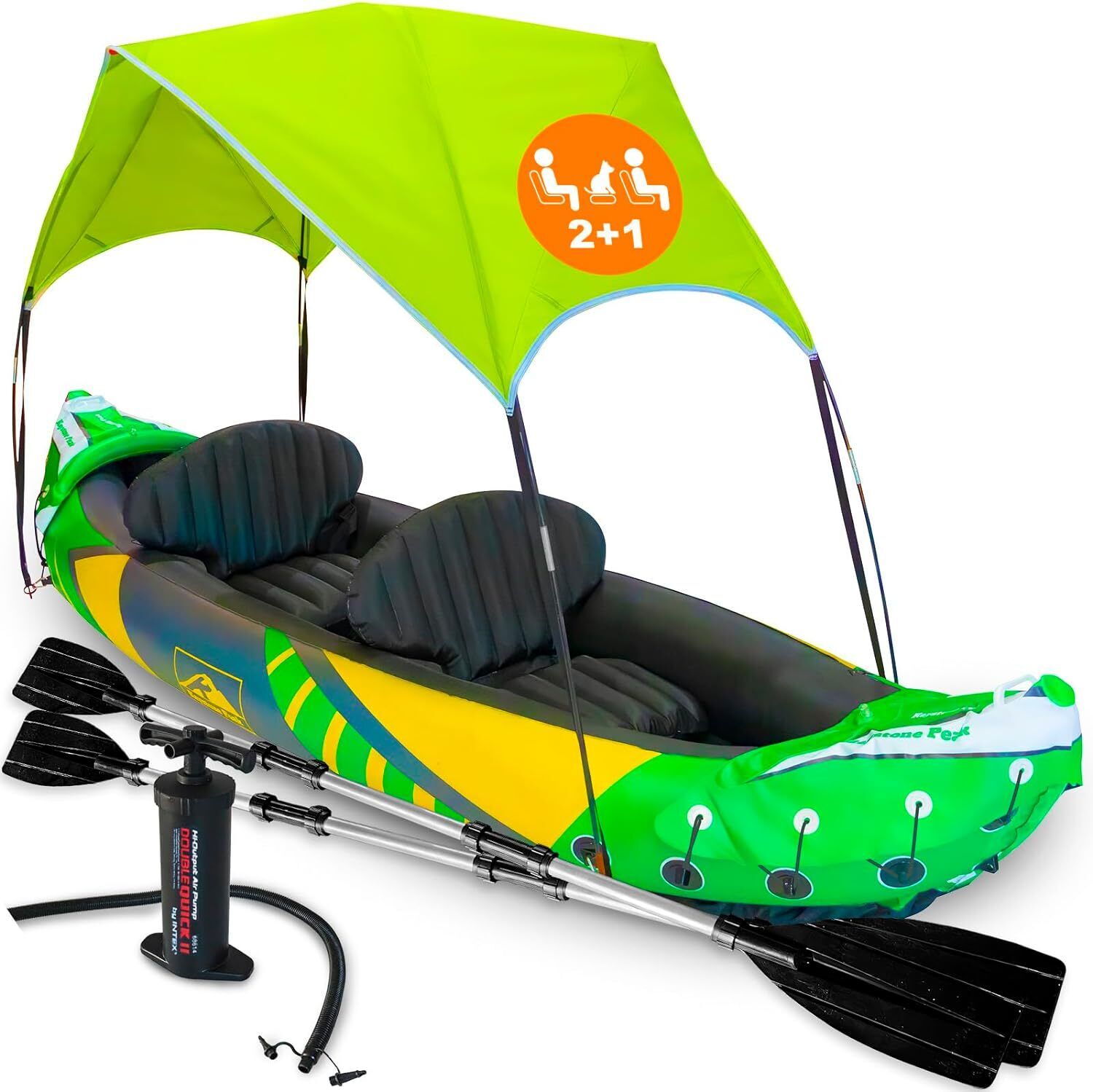 2024 Keystone Peak 2-Person Inflatable Kayak with Awning