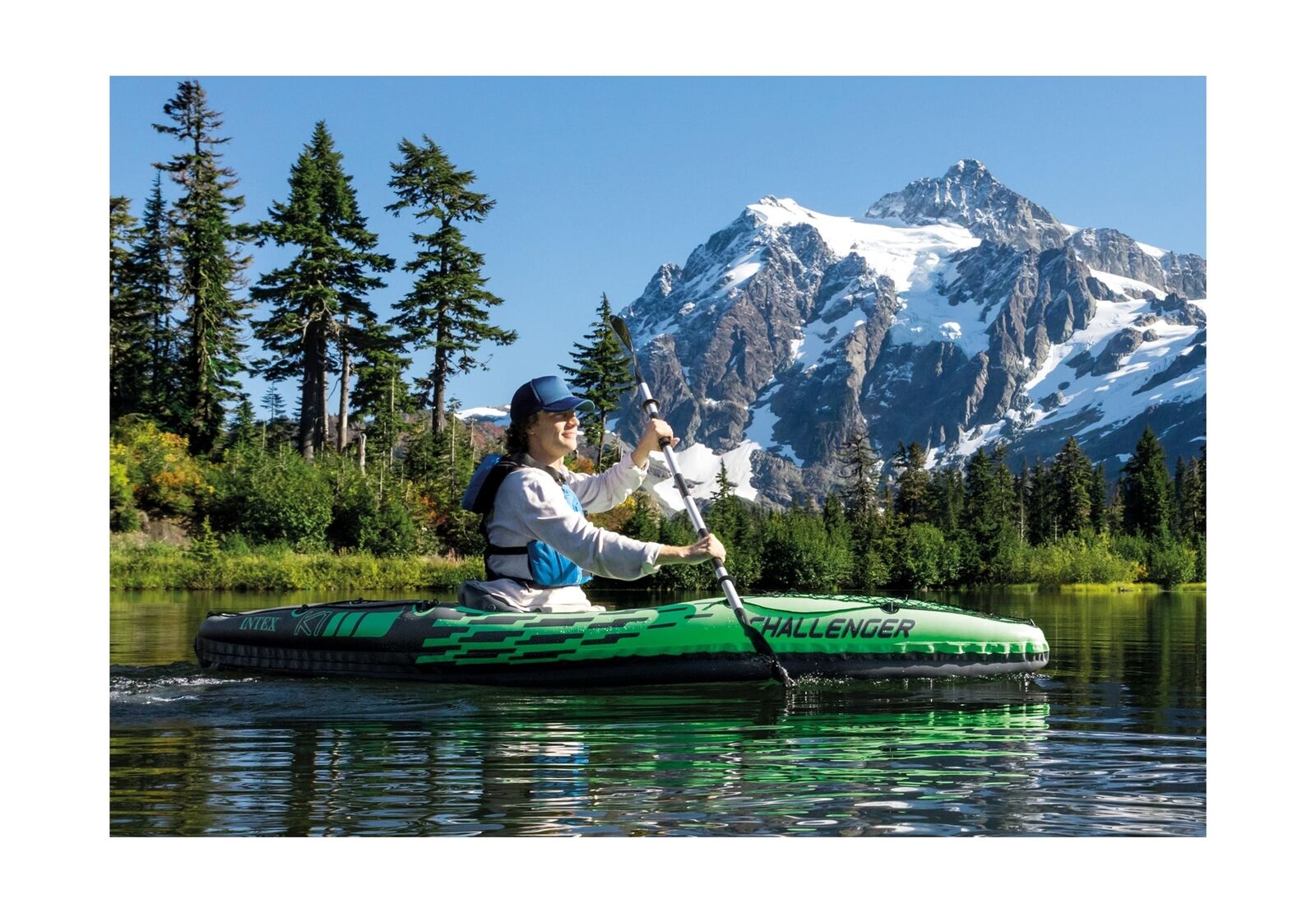 Deluxe Inflatable Kayak Series with Paddles & Pump