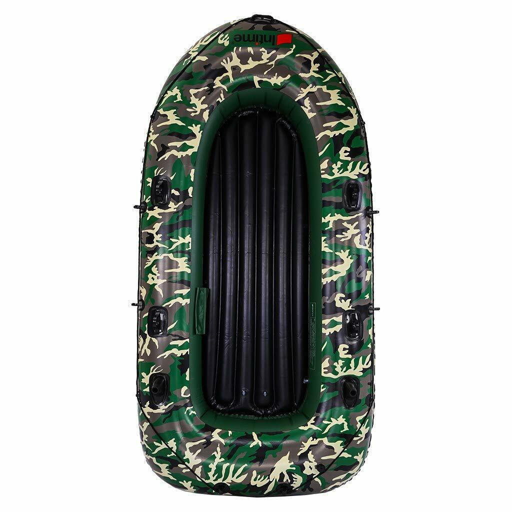 4-Person Inflatable Kayak Raft Set with Oars & Pump