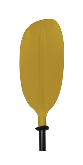 Yellow Aluminum Asymmetric Kayak Paddle Detachable Lightweight Canoe