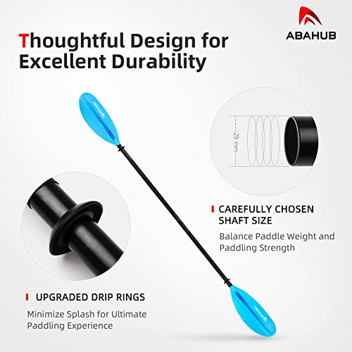 Abahub Kayak Paddles: 90.5 Inches, Aluminum Shaft