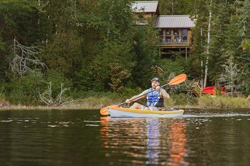 Pelican Orange Kayak Paddle - 220 cm Aluminum