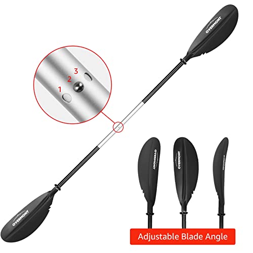 Overmont Kayak Paddle: Heavy Duty Aluminum, Lightweight Oar