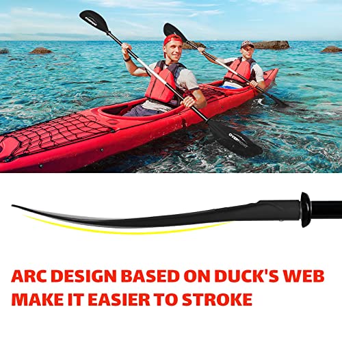 Overmont Kayak Paddle: Heavy Duty Aluminum, Lightweight Oar