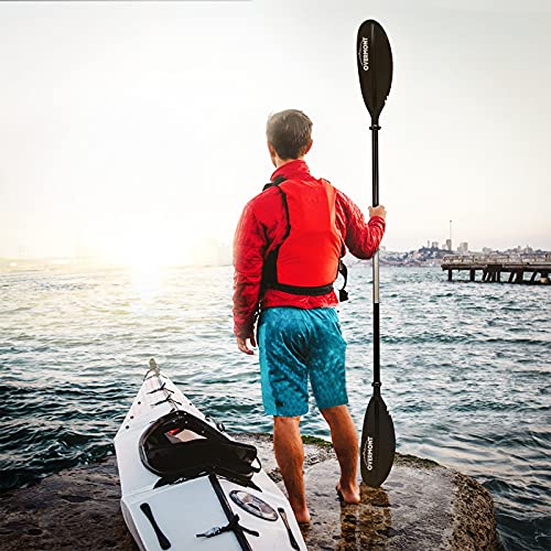 Overmont Kayak Paddle: Heavy Duty Aluminum, Lightweight Oar