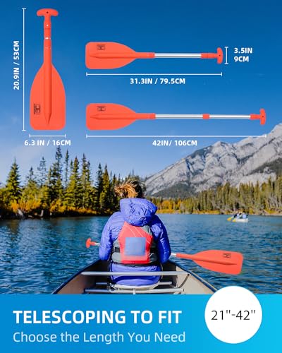 OCEANBROAD Collapsible Emergency Paddle for Rafting & Kayaking