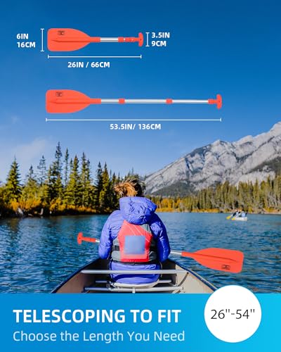 OCEANBROAD Collapsible Emergency Paddle for Rafting & Kayaking