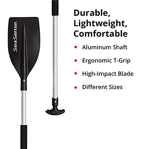 SeaSense 3-Foot Aluminum Paddle - White, Adult Size