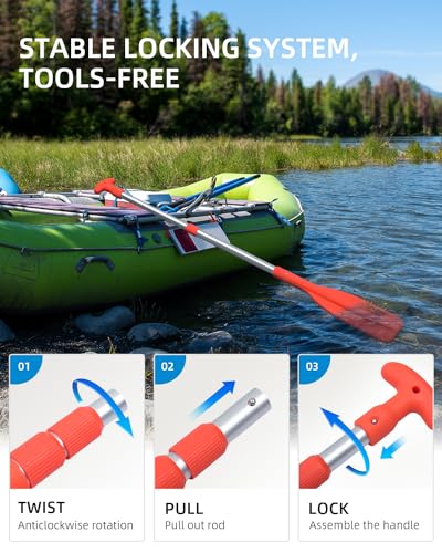 OCEANBROAD Collapsible Emergency Paddle for Rafting & Kayaking