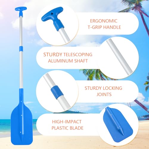 VEITHI Telescoping Collapsible Boat Paddle Oar Set