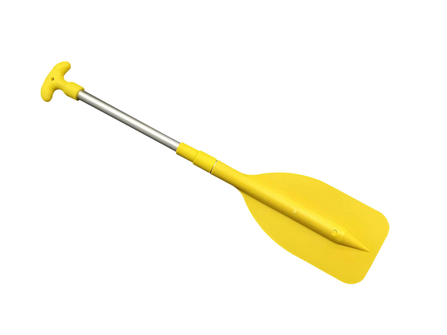 Yellow Telescopic Aluminum Mini Paddle for Kayaking & Rafting