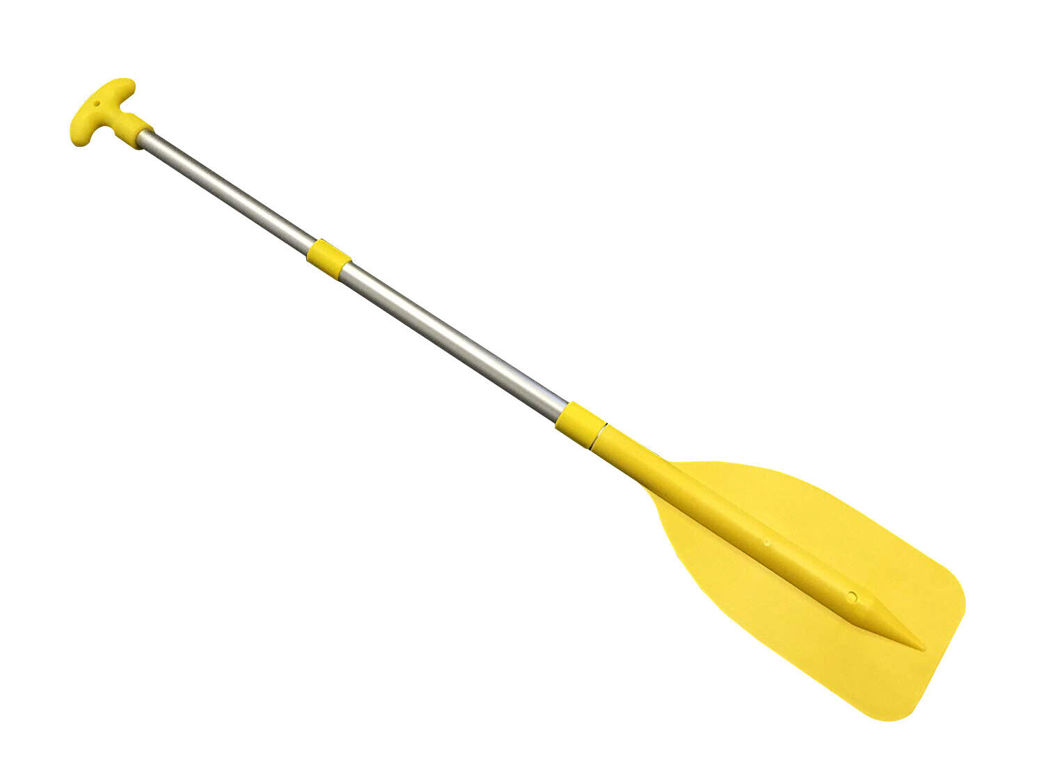 Yellow Telescopic Aluminum Mini Paddle for Kayaking & Rafting