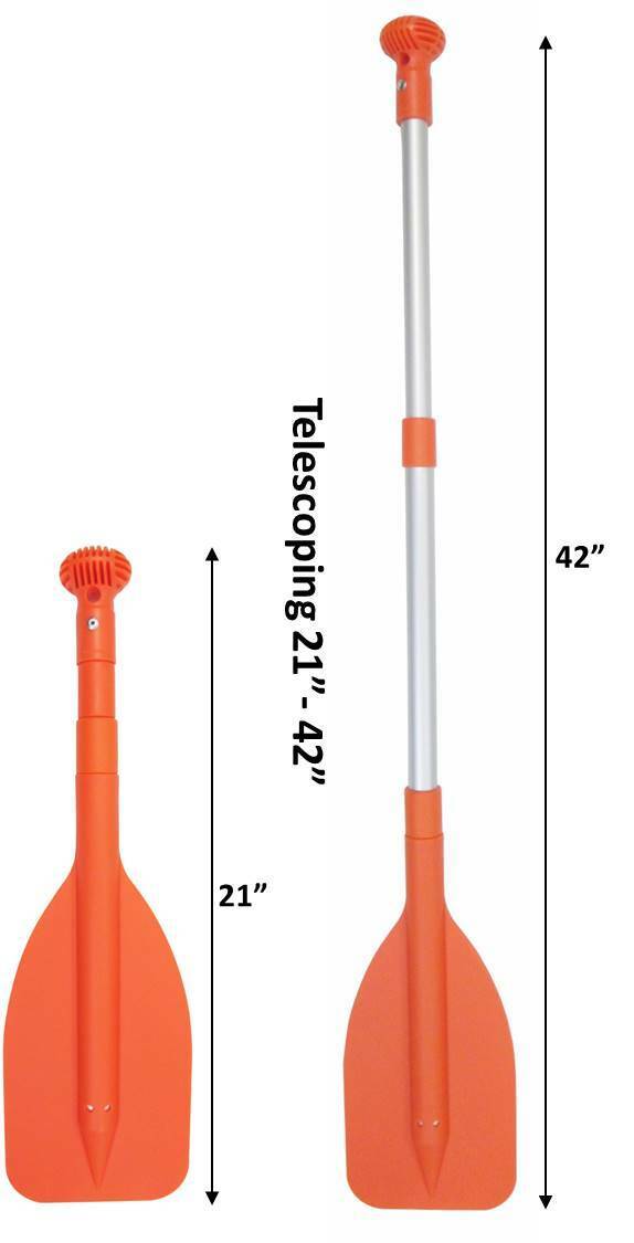 Telescopic Mini Paddle with Round Grip for Rafting
