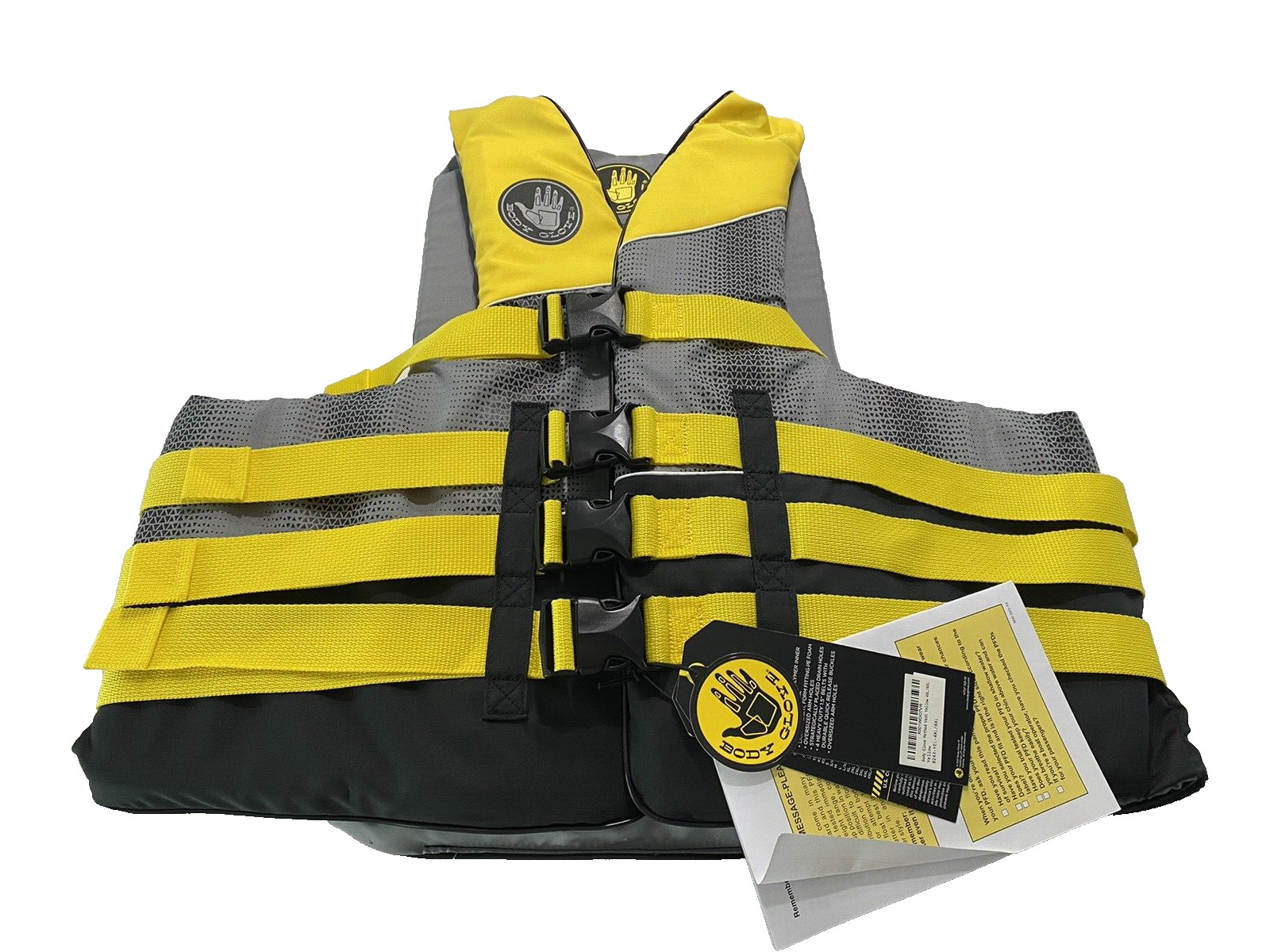 Body Glove Method Men's Life Vest - Black/Yellow