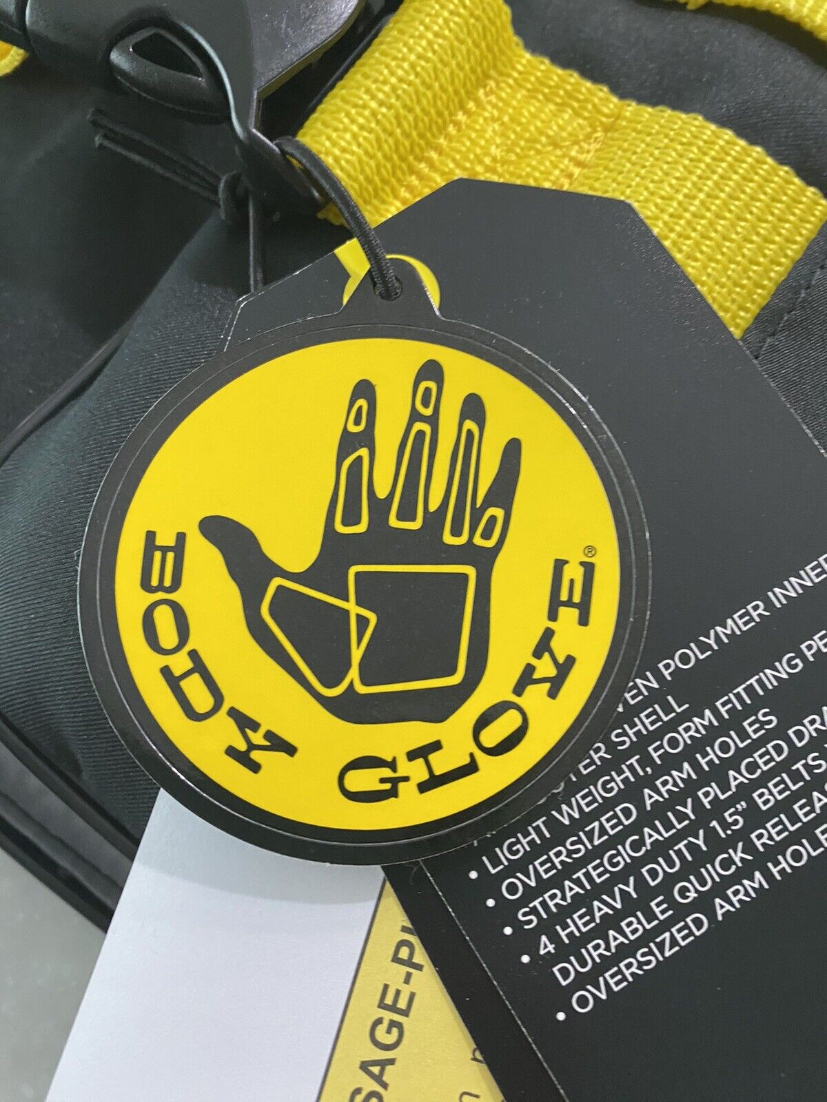 Body Glove Method Men's Life Vest - Black/Yellow