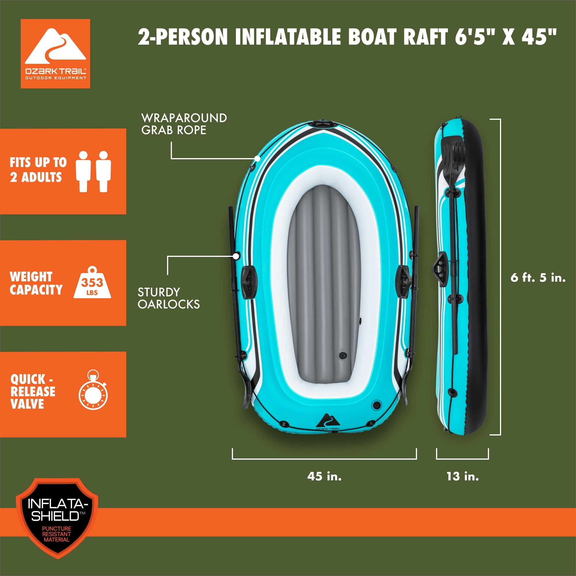 Ozark Trail 2 Person Inflatable Raft