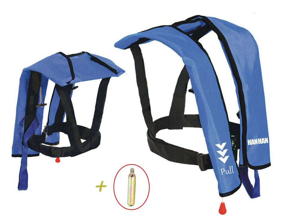 HANHAN Inflatable Life Jacket Vest - Manual/Automatic - PFD