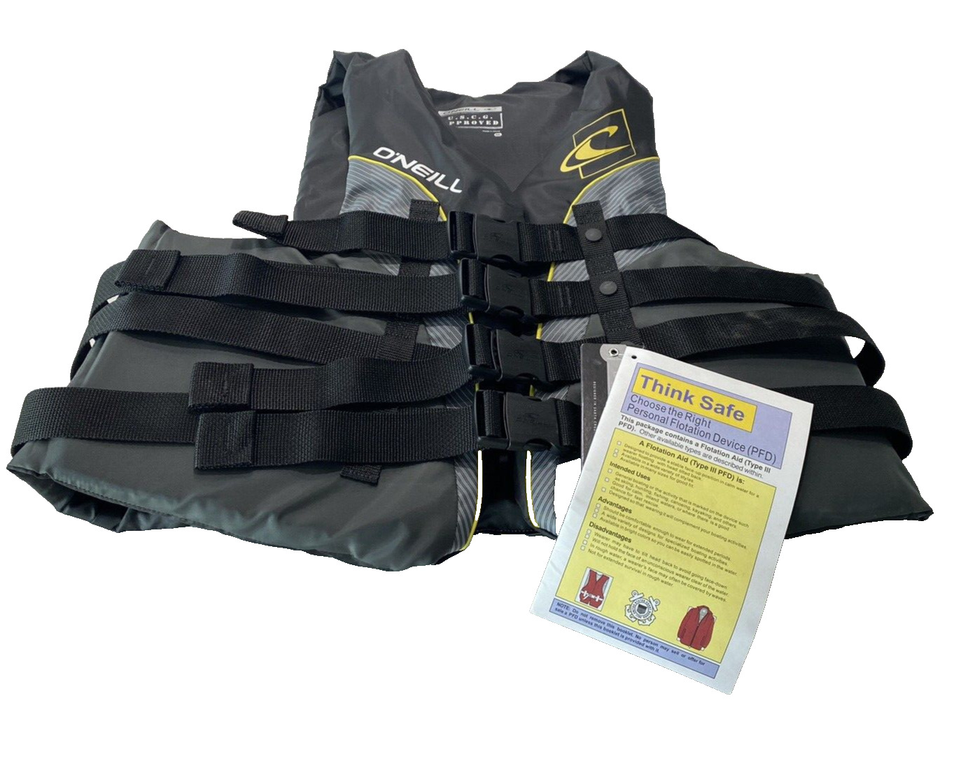 O'Neill Superlite DX5 4XL Men's USCG Life Jacket