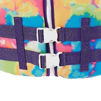 Youth Tie-Dye Aqua Splash Life Jacket Vest