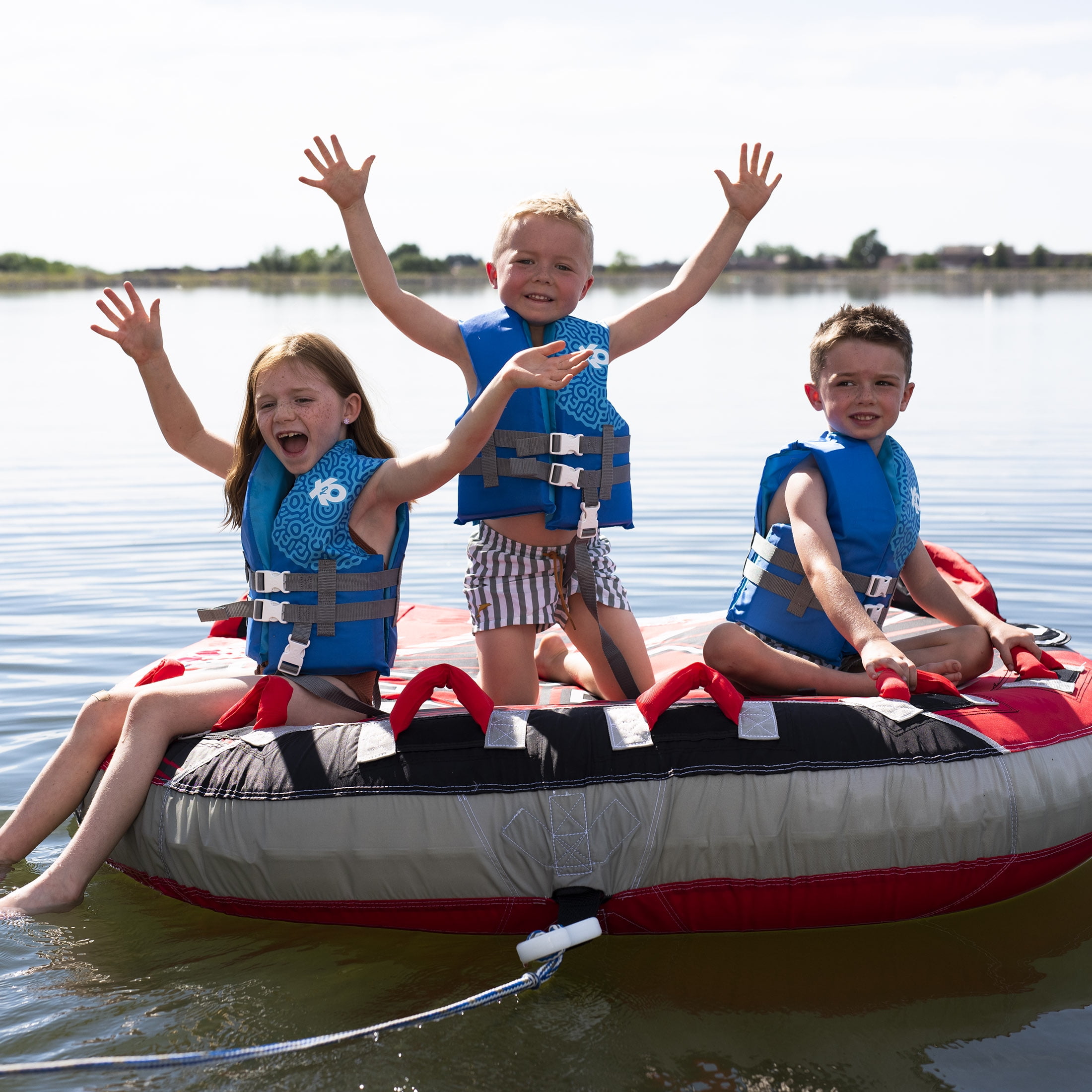 X2O Child Open-Sided Life Vest 30-50lbs, Blue