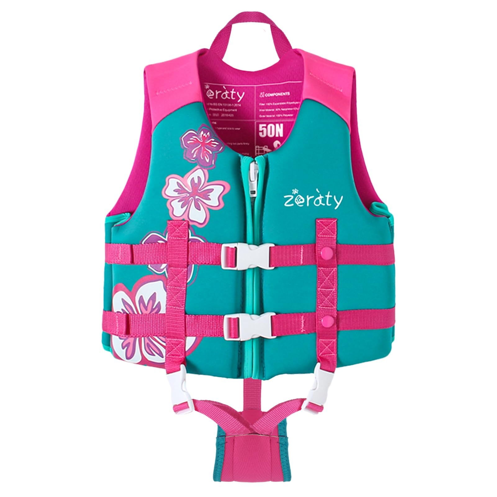 Zeraty Kids Swim Vest Life Jacket - Pink