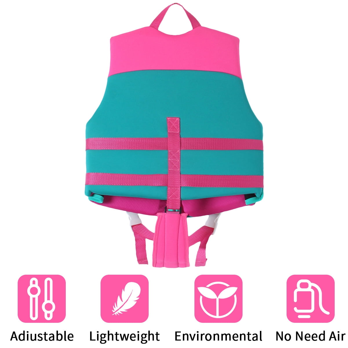 Zeraty Kids Swim Vest Life Jacket - Pink