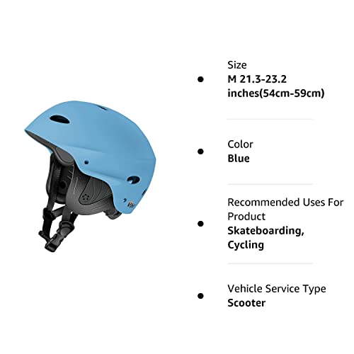 Vihir Adjustable Adult Water Sports Helmet with Ears ideal for Rafting & Kayaking