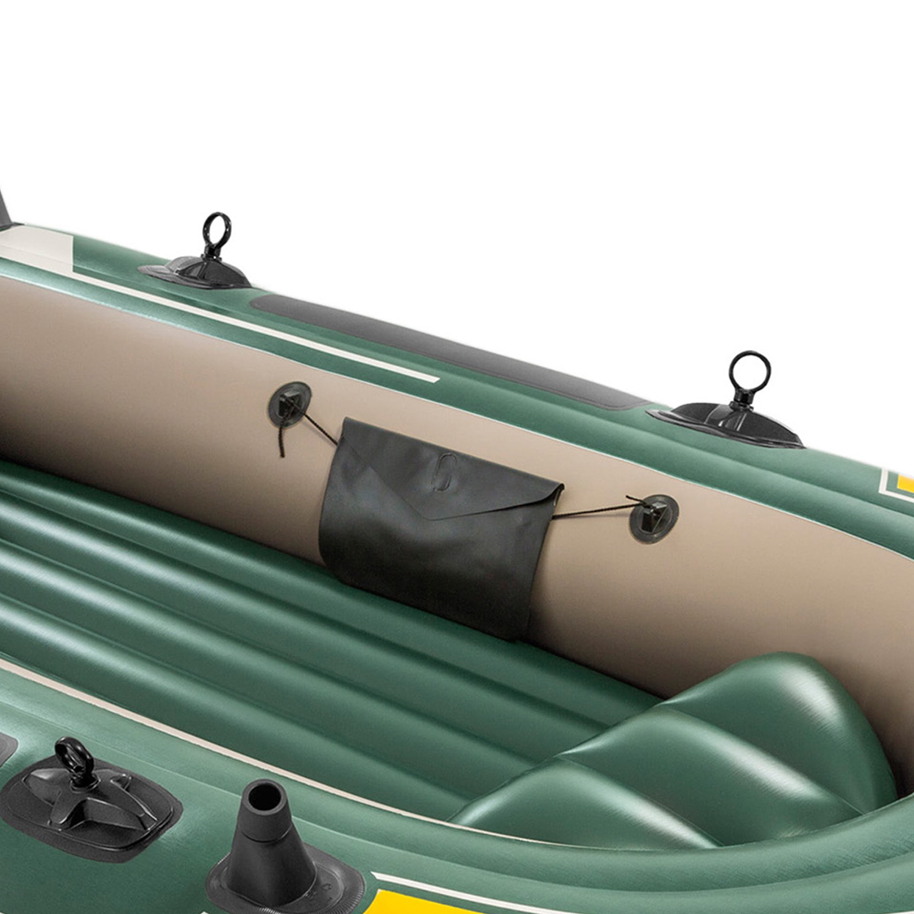 3-Person Inflatable Rafting Boat Set with Aluminum Oars