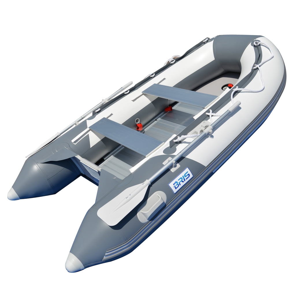 BRIS 9.8 Ft. Inflatable Boat with Aluminum Floor