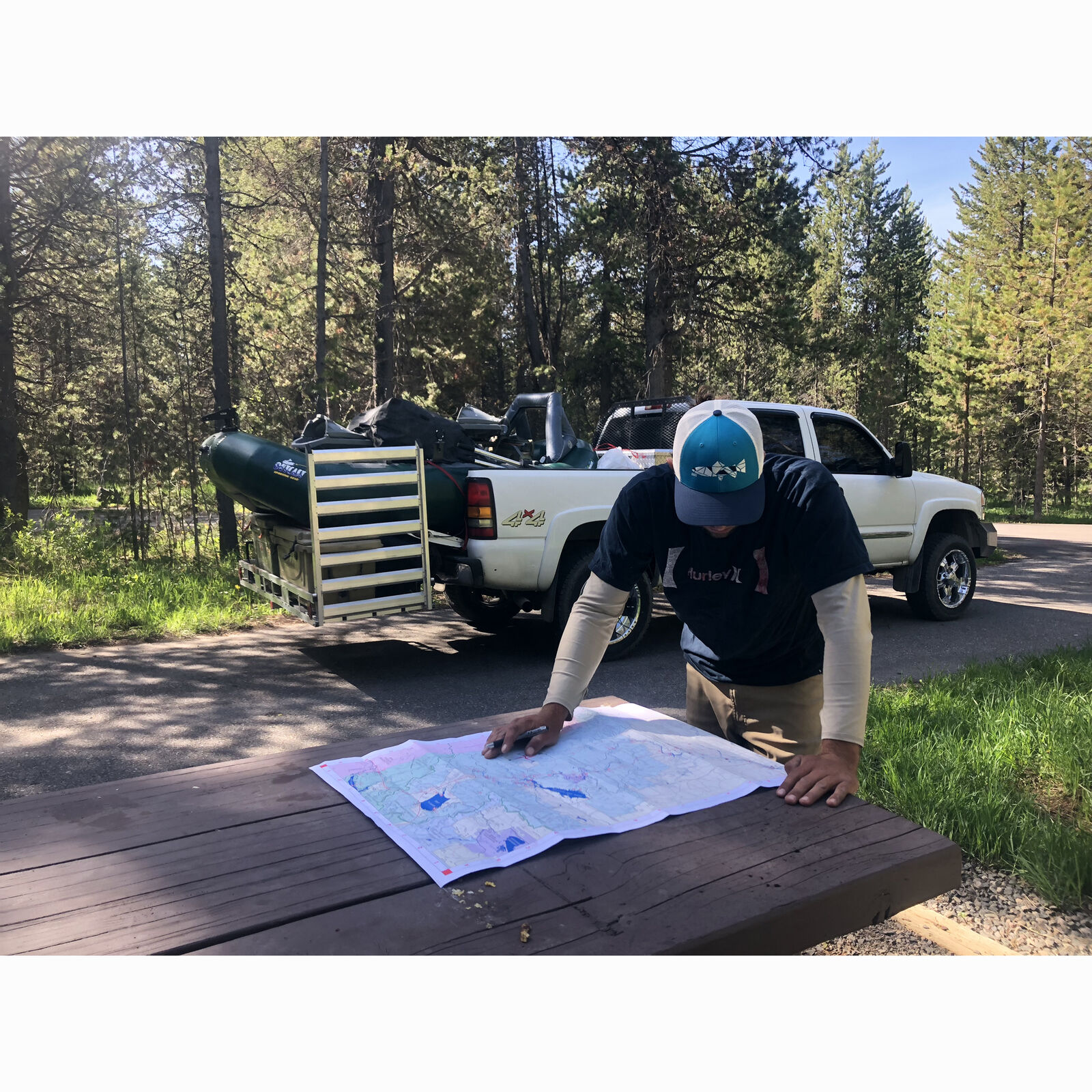 Outcast OSG Striker Fishing Raft with Self-Bailing