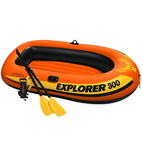 Intex Explorer 300 Inflatable 3-Person Fishing Raft
