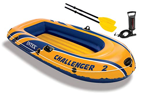 Intex Challenger 2 Inflatable Boat Set with Oars