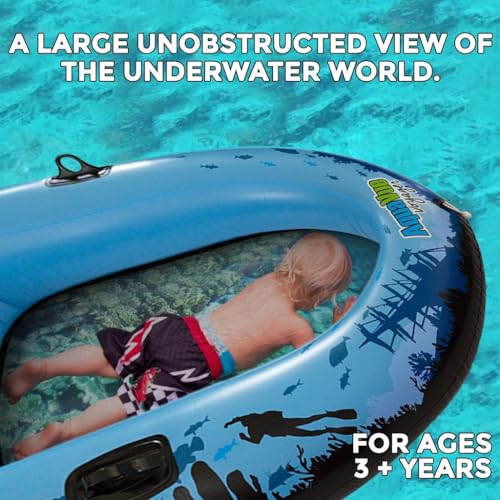 AQUAVUE Voyager: Clear Bottom Inflatable Raft for All