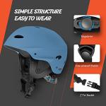 Vihir Adjustable Adult Water Sports Helmet with Ears ideal for Rafting & Kayaking