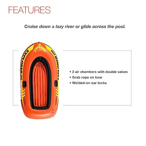 INTEX 58330EP Explorer 200 Inflatable Boat - 2-person