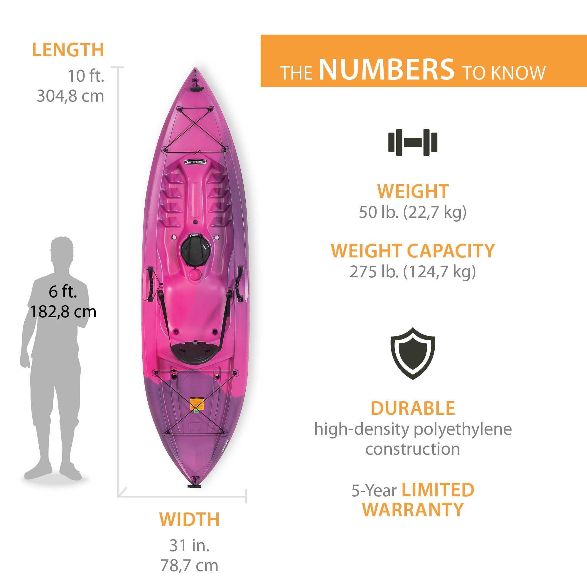 Lifetime Tamarack 10 ft Orchid Fusion Kayak
