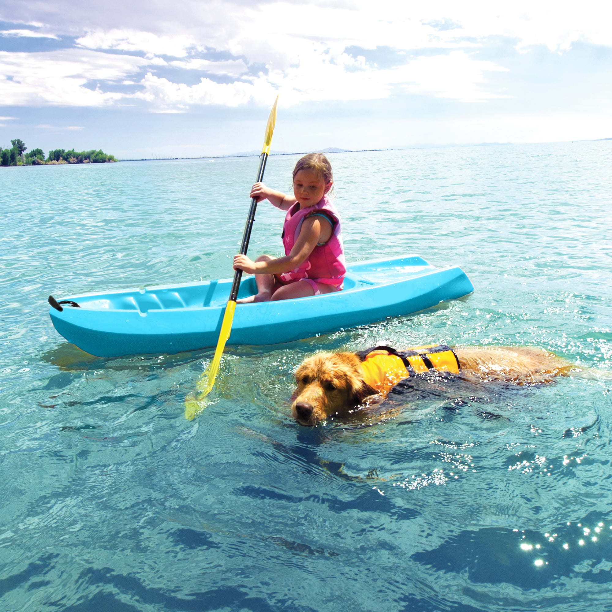 Youth Sit-on-Top Kayak, Glacier Blue by Lifetime
