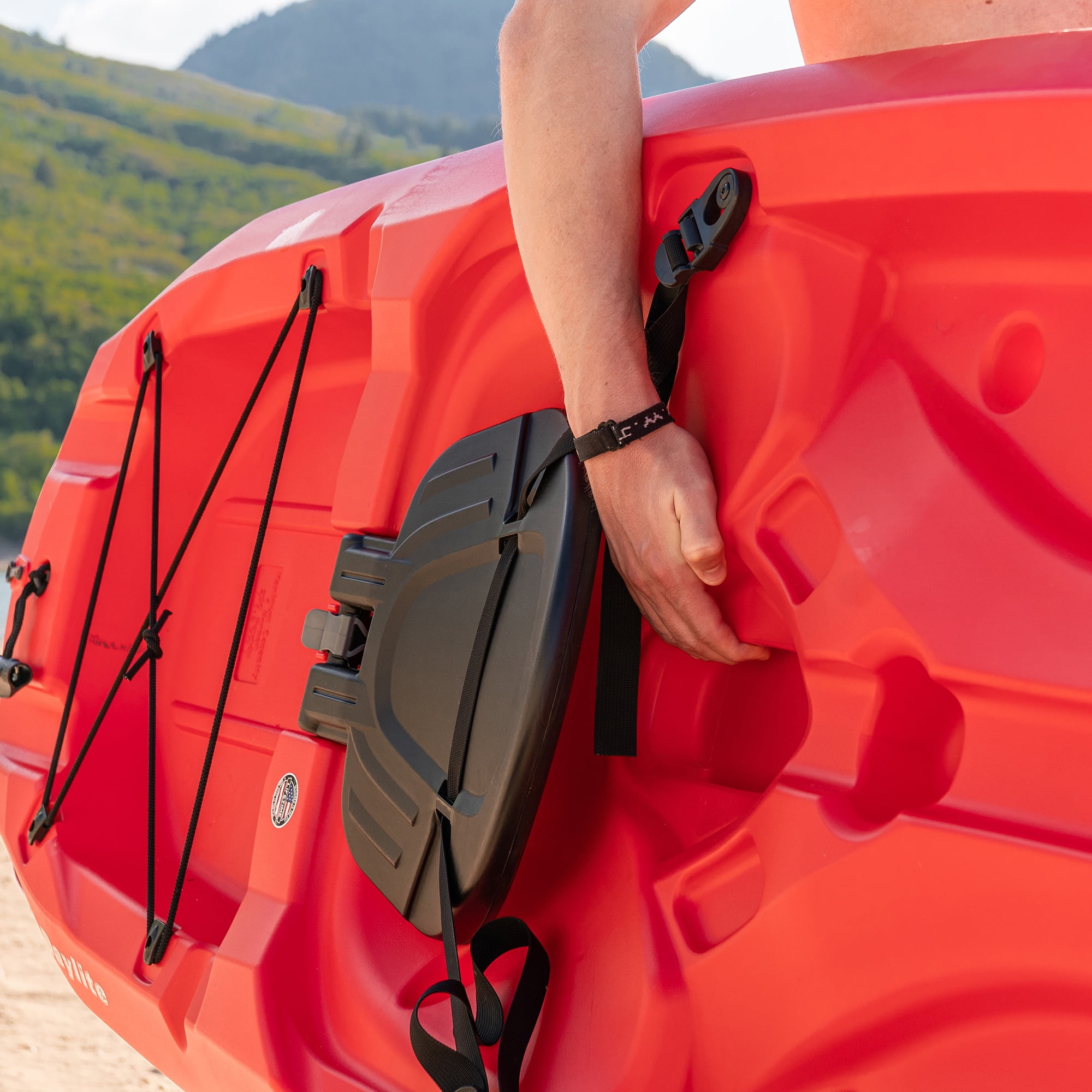 Red Lifetime Daylite 8ft Sit-on-Top Kayak (90775)