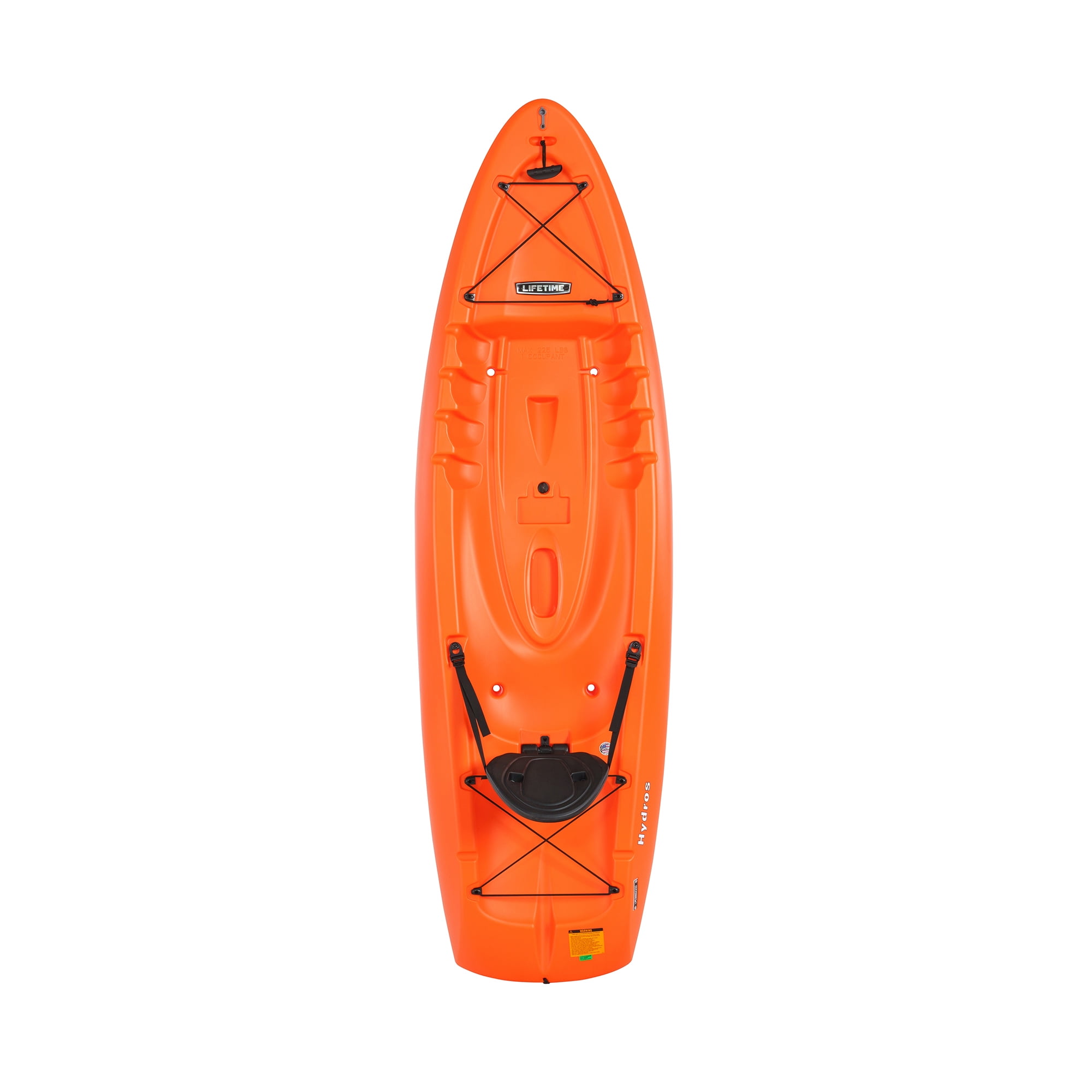 Orange Lifetime Hydros 101" Kayak (90595)