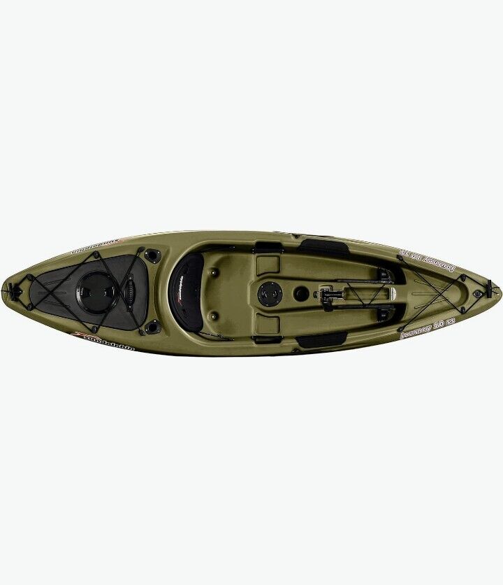 Sun Dolphin Journey 12-Foot Sit-on-top Fishing Kayak Olive