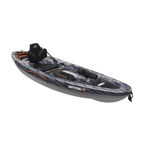 Pelican Sentinel 100X Angler Fishing Kayak - Vapor Black/Grey
