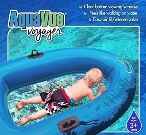 AQUAVUE Voyager: Clear Bottom Inflatable Raft for All