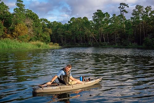 Pelican Sentinel 100X Angler Fishing Kayak - Vapor Black/Grey